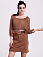  TS Elegant Ruffle Waist Dress