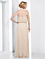  Chiffon Sheath/Column Sweetheart Floor-length Evening Dress inspired by Rumer Willis at Golden Globe Award