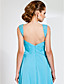  Sheath/Column Floor-length Chiffon Evening Dress With Straps