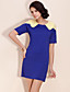  ts couleur bloc robe épaule (plus de couleurs)