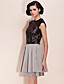  ts lentejuelas capas volante vestido