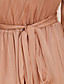  ts chiffon V profonda maxi dress
