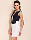  TS Metal Decor Neckline Butterfly Shape Sheath Dress (More Colors)