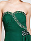 Sheath/Column Sweetheart Floor-length Chiffon Evening Dress