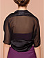  Short Sleeve Silk/ Polyester Office & Career Jackets/ Wraps