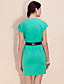  TS Leather Collar Belted Dress (More Colors)