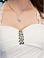  Sweetheart Neck Lace And Chiffon Wedding Dress With Sweep/Brush Train