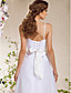  A-line Spaghetti Straps Floor-length Tulle Wedding Dress