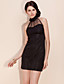  TS Mesh Halter Mini Dress (More Colors)
