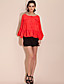  TS Bat Sleeve Ruffle Finish Blouse Shirt (More Colors)