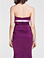  Trumpet/Mermaid Sweetheart Floor-length Satin Bridesmaid Dress With Bow(s)