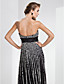  Sheath/Column Sweetheart Floor-length Tulle And Stretch Satin Evening Dress