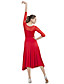  dancewear polyester salle de bal Robe de danse latine pour les dames des couleurs plus