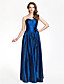  Sweetheart Sheath/Column Floor-length Taffeta Bridesmaid Dress