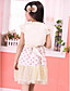  a-linje scalloped bomull jente kjole
