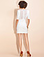  TS Mesh Back Sheath Dress
