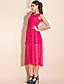  ts ruffle krage maxi kjole (flere farger)
