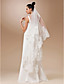  One-tier Tulle With Applique Waltz Length Wedding Veil