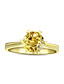 luxe klassieke dames-citrien ring (meer materiaal)