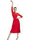  dancewear polyester salle de bal Robe de danse latine pour les dames des couleurs plus