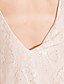  ts estilo manga de encaje vestido
