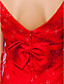  Sheath/Column V-neck Floor-length Chiffon Junior Bridesmaid Dress