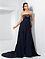  A-line Strapless Chiffon And Lace Evening Dress inspired by Katie Holmes at the 84th Oscar
