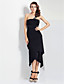  Sheath/Column One Shoulder Asymmetrical Jersey Evening Dress