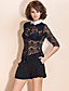  TS Button-down Lace Layering Blouse Shirt (More Colors)