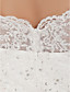  JELLA - Abito da Sposa in Organza (Taglia Forte)