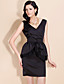  TS Trendy V-neck Backless Tulip Dress