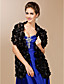  Luxurious Lace With Satin Flowers Wedding / Special Occasion Shawl