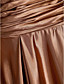  A-line Sweetheart Floor-length Stretch Satin Bridesmaid Dress