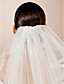  due livelli tulle nastro bordo matrimonio velo cappella con paillettes