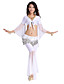  Dancewear Cystal Cotton/Tulle Belly Dance Top And Pant For Ladies More Colors