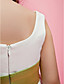  a-lijn vierkante vloer-length chiffon bloem meisje jurk