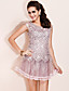  TS Beaded Net Tulle Dress