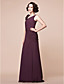  Sheath/Column Straps Floor-length Chiffon Mother of the Bride Dress