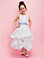  A-line Square Ankle-length Taffeta Flower Girl Dress