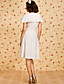  TS VINTAGE 1950s Embroidered Belted Shawl Dress