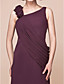  Sheath/Column Straps Floor-length Chiffon Mother of the Bride Dress