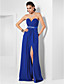  Sheath/ Column Sweetheart Floor-length Chiffon Evening Dress (FSM04258)