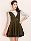  TS Leather Patch Swing Dress