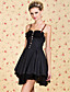  TS VINTAGE PU Strape Military Sexy Tweed Dress