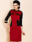 ts farveblok jersey kjole