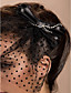  Elegant Tulle With Rhinestone Wedding Bridal Flower Headpiece