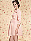  TS VINTAGE Bow Tie Gather Dress