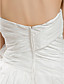  Ball Gown Sweetheart  Chapel Train Taffeta  Wedding Dress With A Wrap