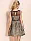  TS Sleeveless Lace Princess Belt Dress