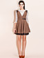  TS Leather Patch Swing Dress